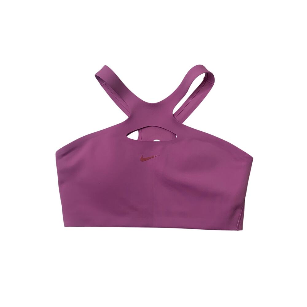 Nike Universa Sports Bra Womens M Medium Corsage Cutout Keyhole Molded Cups
